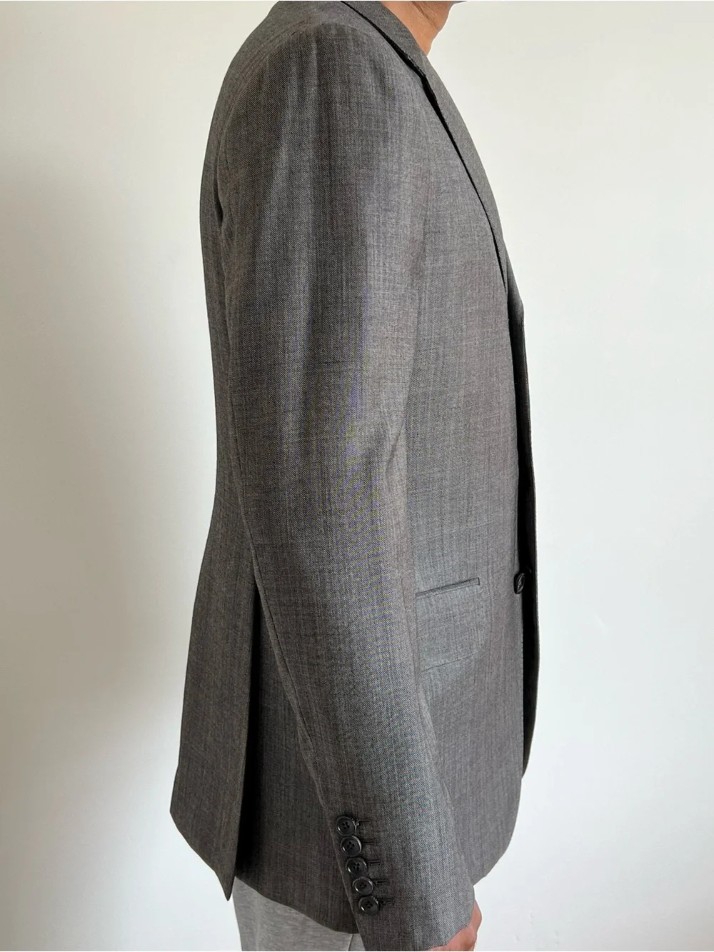 Gucci Men's Gray 3-Button Blazer